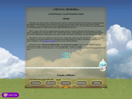 home screenshot