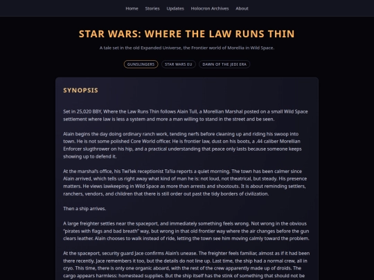 Star Wars/Morellia/Morellia screenshot