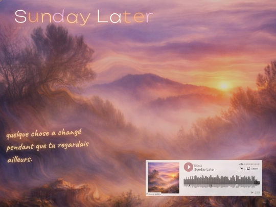 tracks/sundaylater screenshot