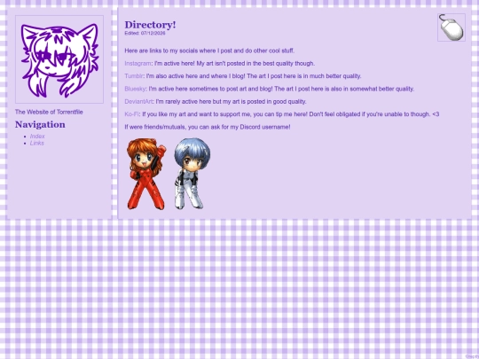 links screenshot
