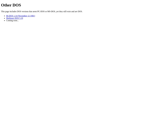 otherdos screenshot