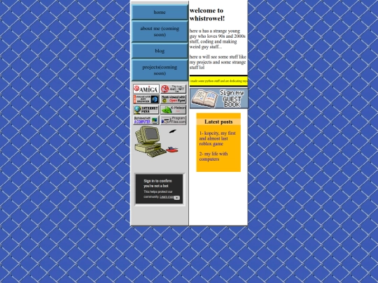 index screenshot