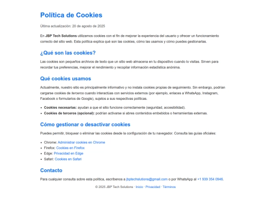 cookies screenshot