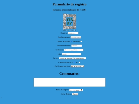 formulario screenshot