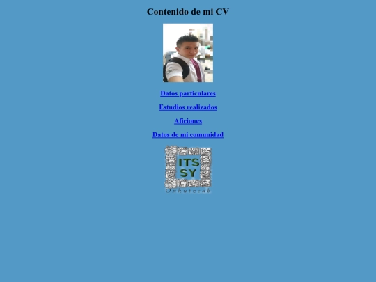 menu screenshot