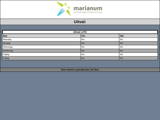 uitval screenshot