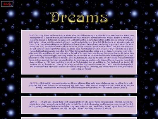 dreams screenshot