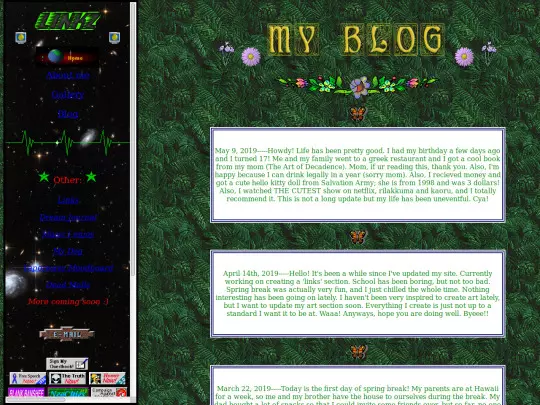 myblog screenshot