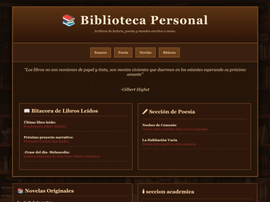 biblioteca screenshot
