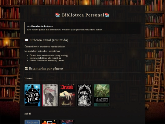 second/bitacora screenshot