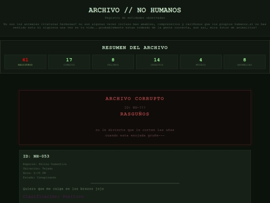 second/no_humanos screenshot
