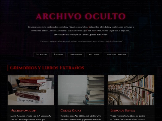 second/third/fourth/ocultismo screenshot