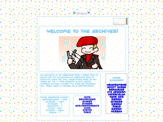graphic site/test screenshot