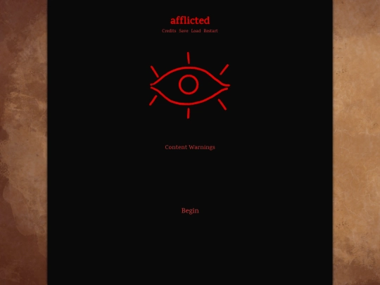 AfflictedDemo screenshot