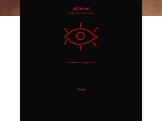 AfflictedDemov2 screenshot