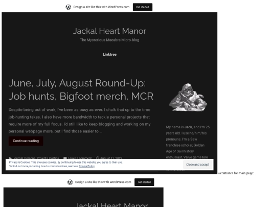 blog screenshot