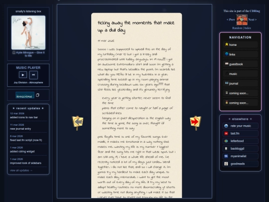 journal screenshot