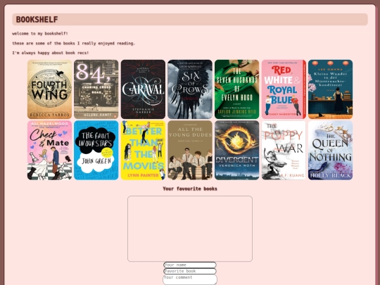 books screenshot