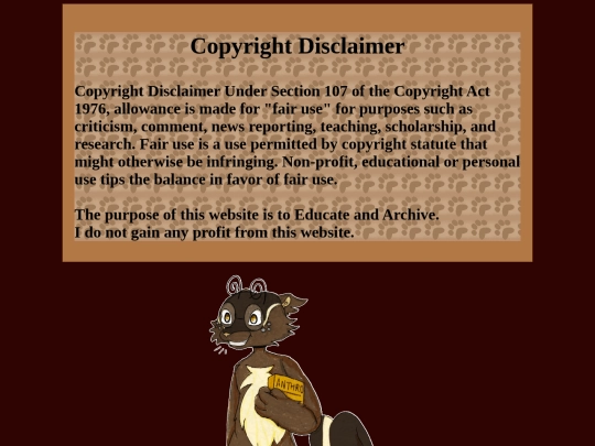 Copyright screenshot