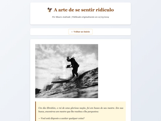 a_arte_de_se_sentir_ridiculo screenshot
