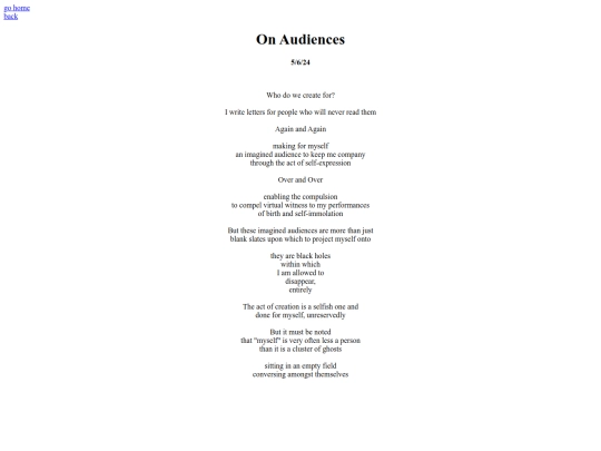 audiences screenshot