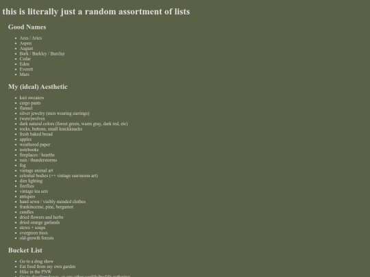 shrines/lists screenshot