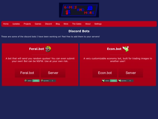 projects/bots screenshot