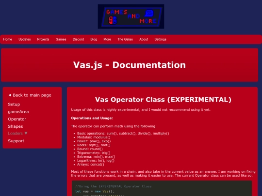vas/docs/operator screenshot