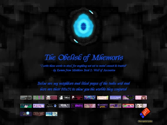 webpages/obelisk screenshot