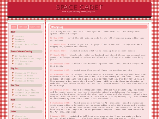 changelog screenshot