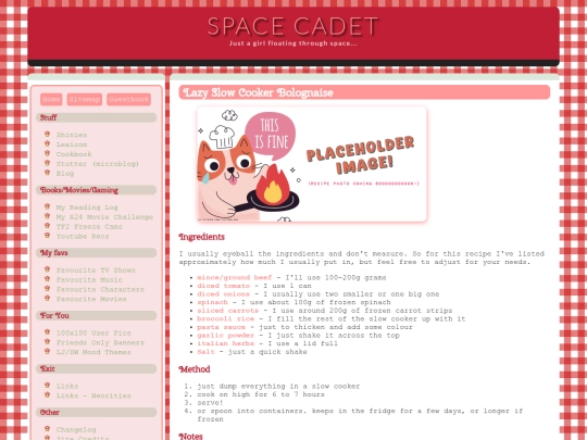 recipes/slowcookerbolognaise screenshot