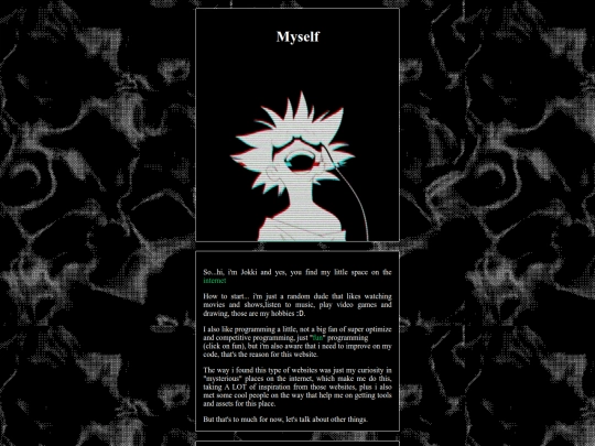 About-me screenshot