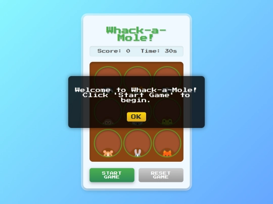 whack-a-mole screenshot