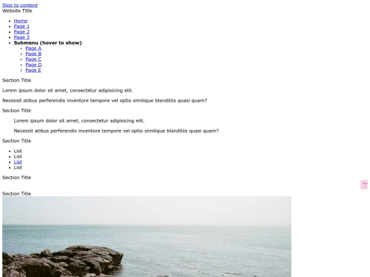 index screenshot