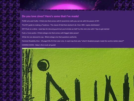 Zines screenshot