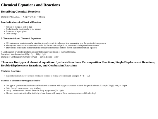 Reactions screenshot