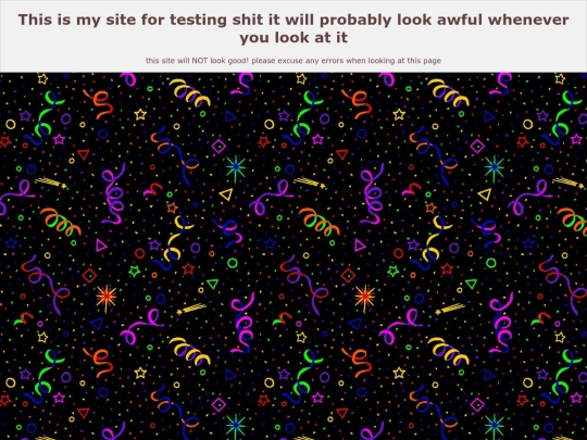 testingpage screenshot