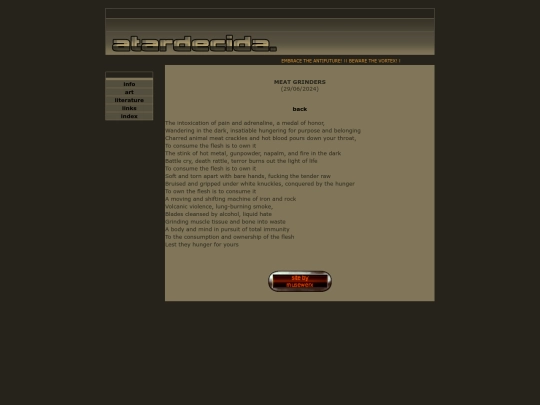 poetry/meatgrinders screenshot