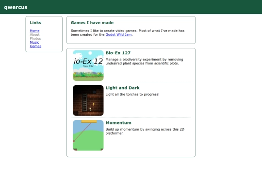 games screenshot