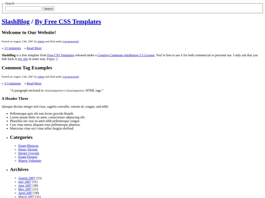 Blotchy screenshot