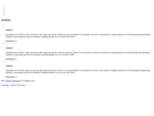 articles screenshot
