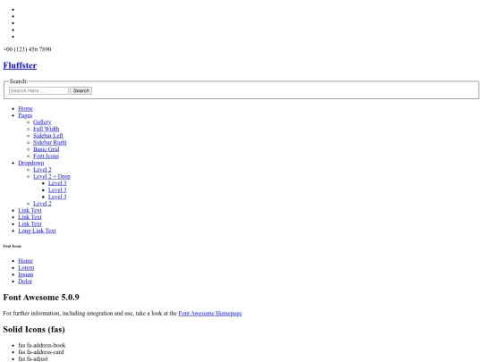 font-icons screenshot