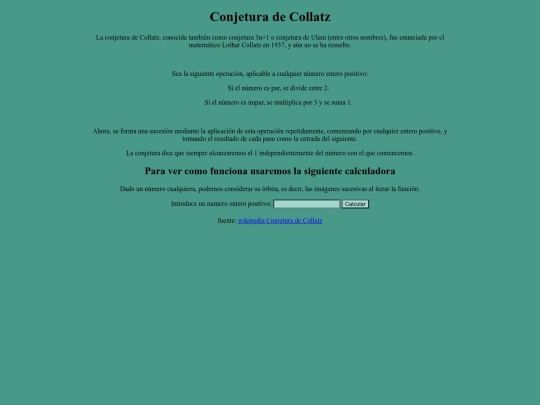 collatz screenshot