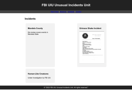 incidents screenshot