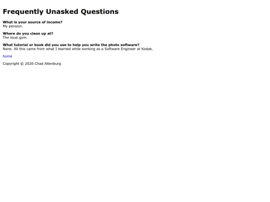 faq screenshot