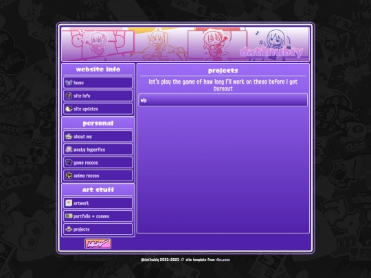 projects screenshot