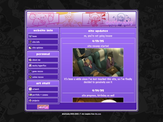 updates screenshot