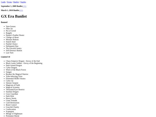 banlist screenshot