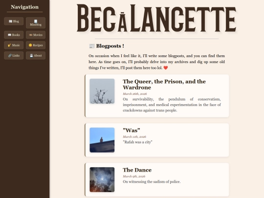 blog screenshot