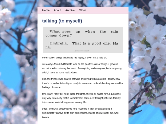 blog screenshot